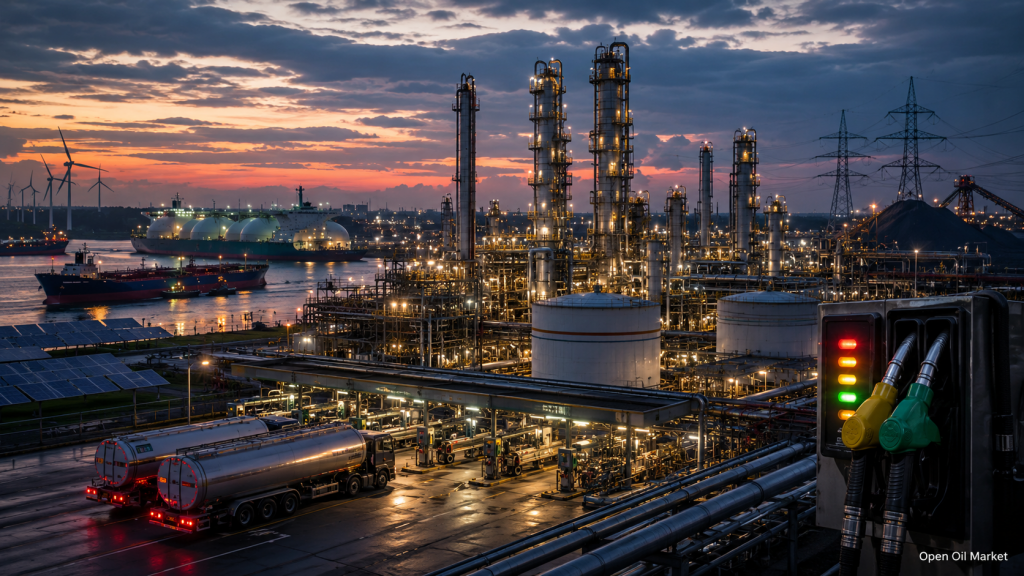 Global Energy Market on July 11, 2026 — Oil Refinery, Tankers, LNG, RES, and Electricity