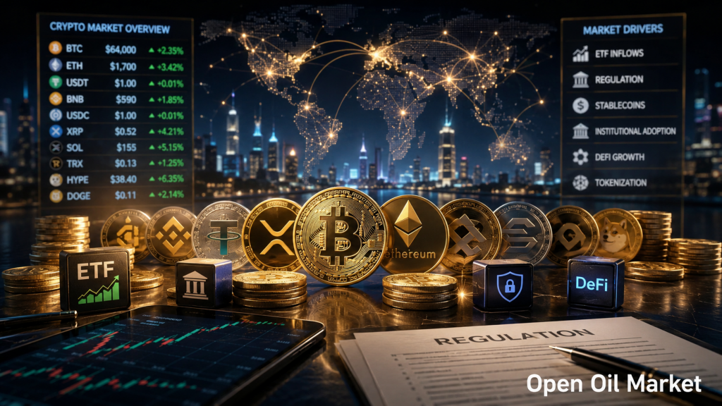 Cryptocurrencies 12 July 2026: Bitcoin, Ethereum, ETFs, stablecoins and regulation