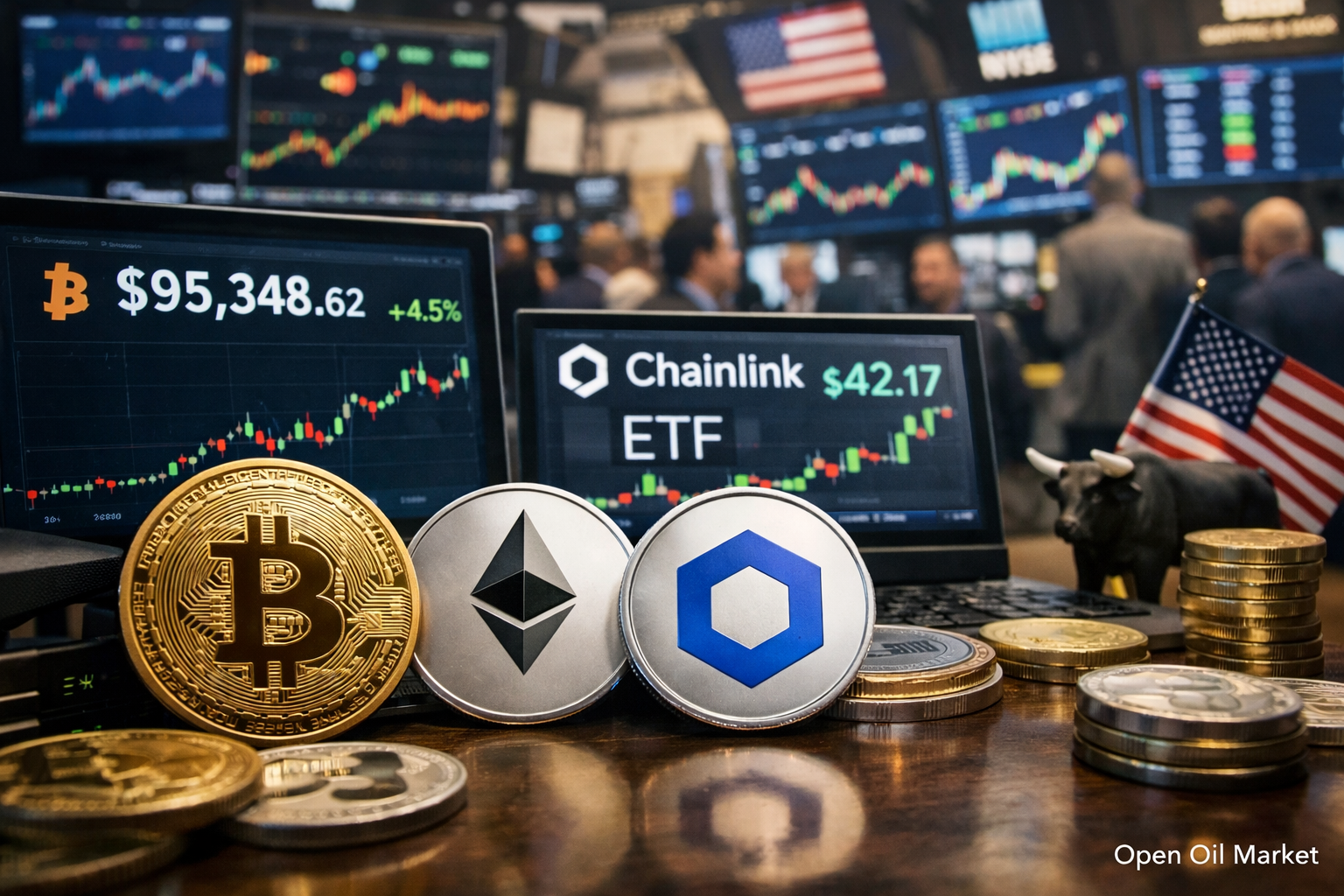 Cryptocurrency News, Thursday, January 15, 2026. Chainlink ETF Debuts on NYSE.