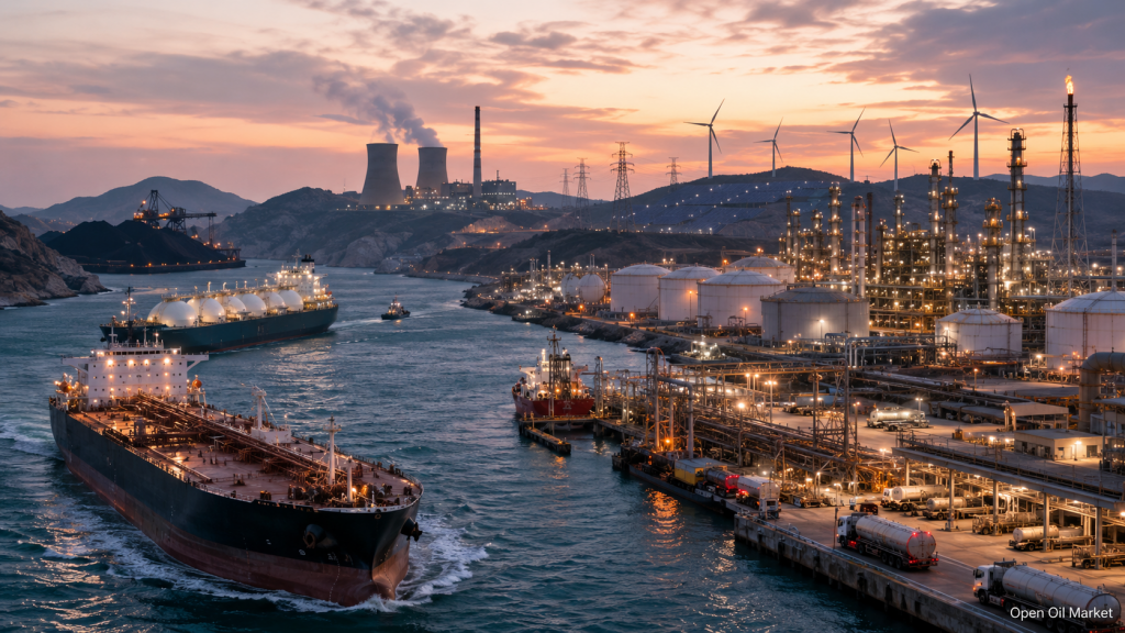 Global Energy Market 6 June 2026: Oil Tanker, LNG, Refineries, Coal Logistics, Electricity and Renewables