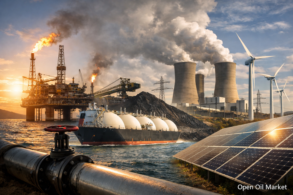 Global Energy Market March 25, 2026: Oil, Gas, Electricity, Renewables, Coal, Refineries, and Oil Products