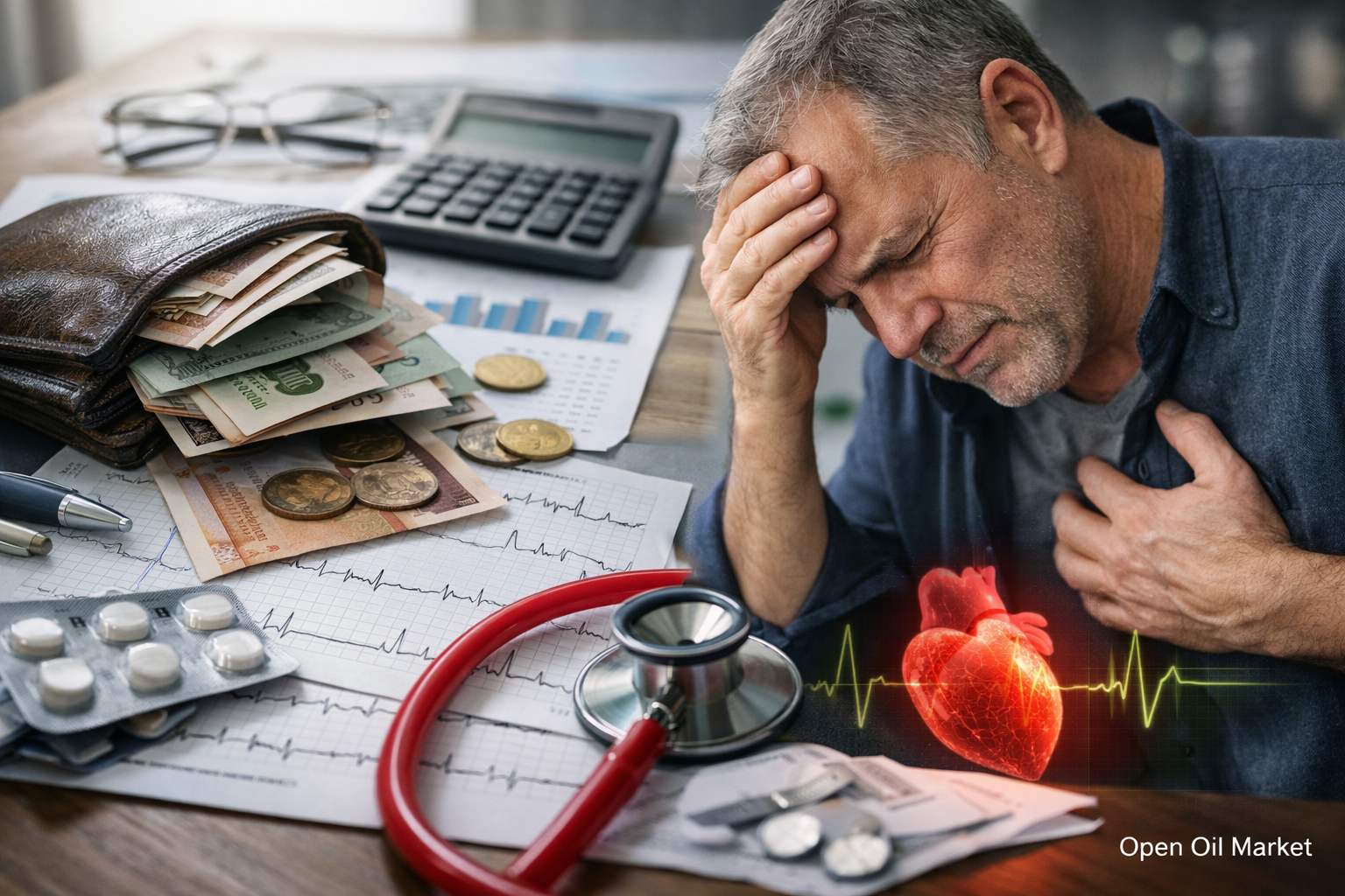 Financial Stress and the Heart: How Money Shortages Increase Mortality Risk and What Investors Can Do