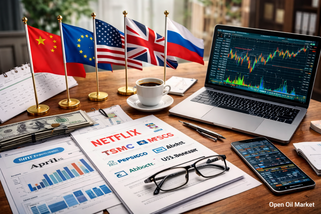 Economic Events and Corporate Reports — Thursday, April 16, 2026: China's GDP, Eurozone CPI, and Company Earnings