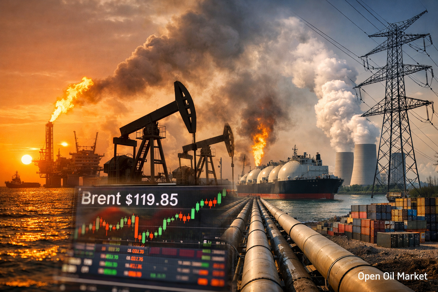 Oil & Gas and Energy News March 22, 2026 - Oil Surge, Supply Crisis and Energy Market