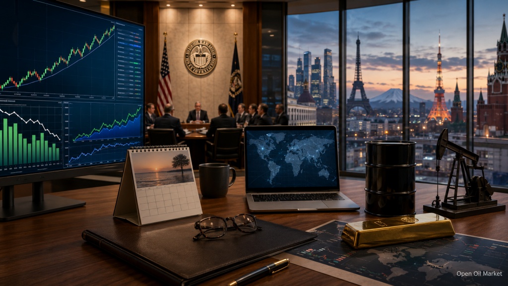 Economic Events and Corporate Reports on 6 June 2026, Global Markets, Fed, US Dollar, Oil, Gold, and Stock Indices