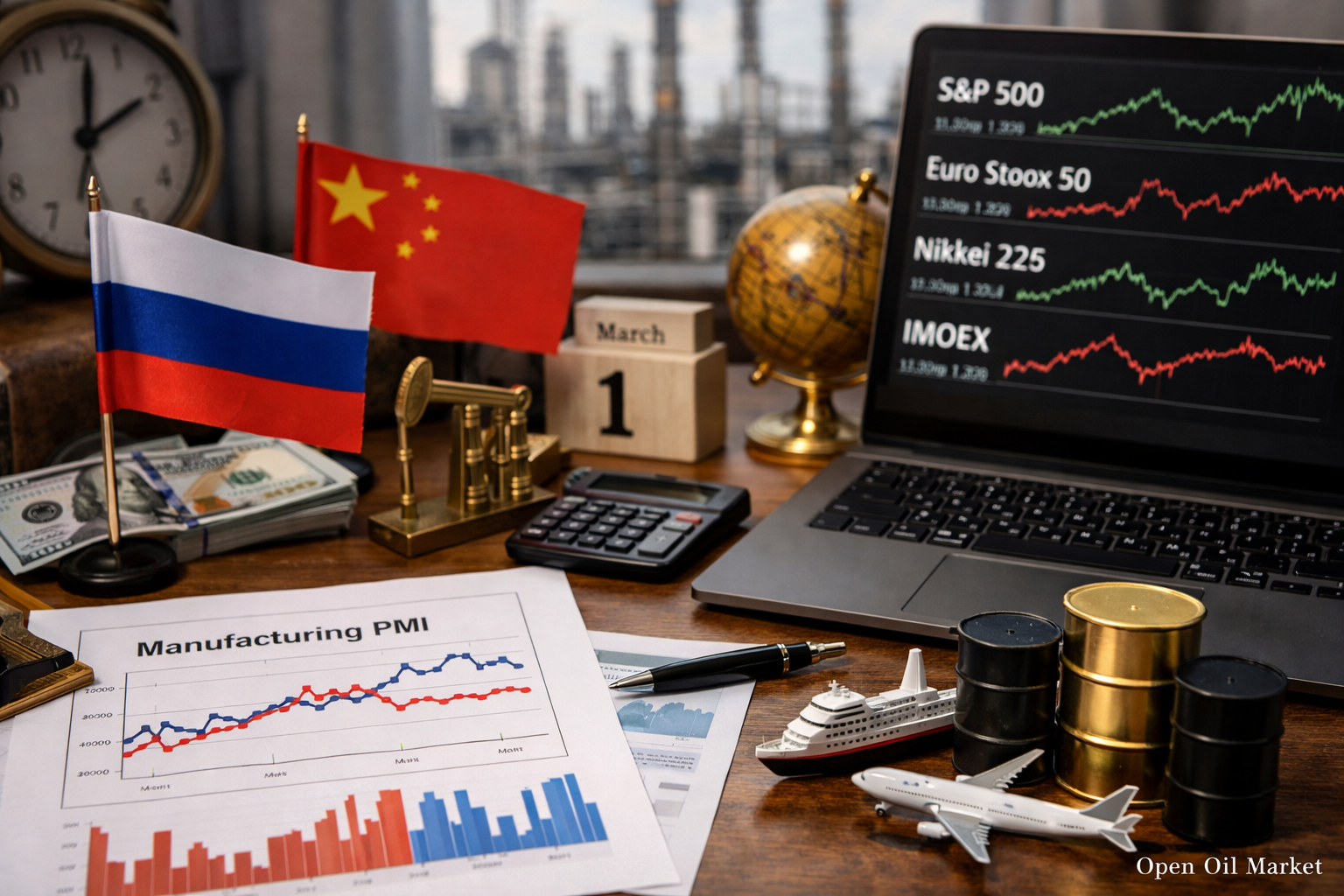 Economic Events and Corporate Reports - March 1, 2026: PMI of China and Russia, Global Markets at the Start of the Month