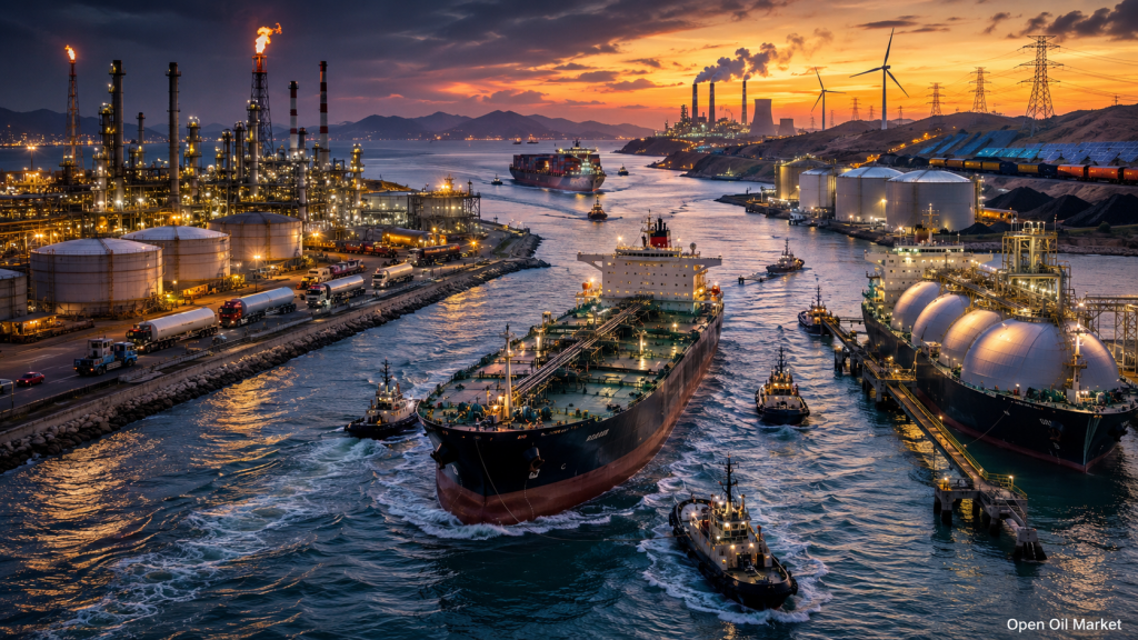 Global Oil and Gas Market July 19, 2026: Oil Tanker, LNG Terminal, Refinery, Power Plants, Renewables, and Coal Logistics