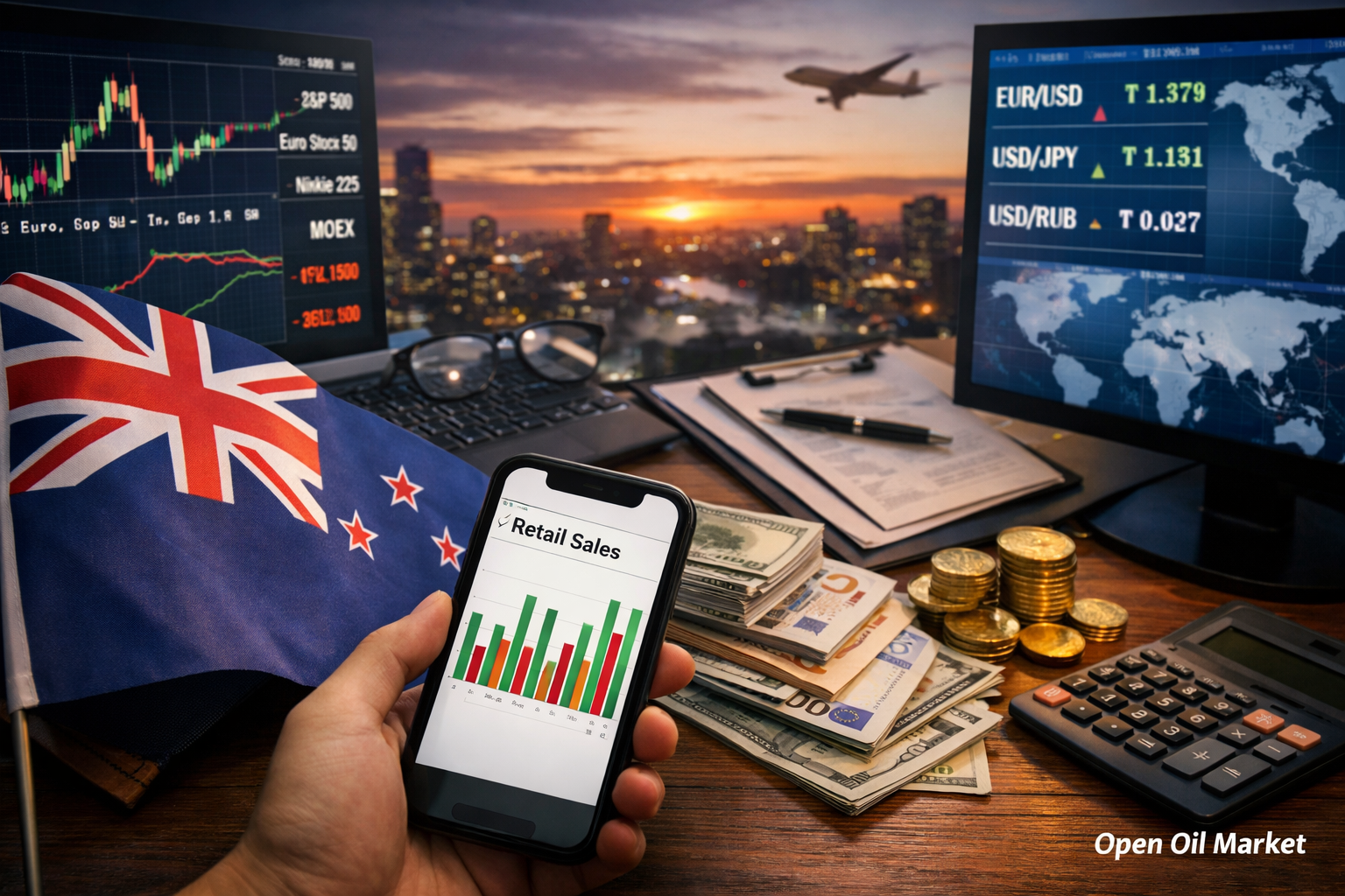 Economic Events and Corporate Reports — February 22, 2026: New Zealand Retail Sales and Global Markets