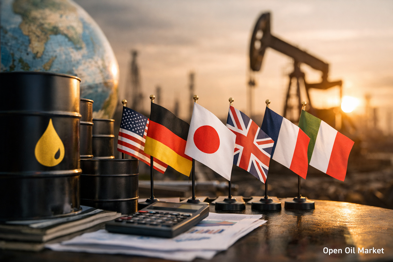 G7 Oil Reserves Over 1 Billion Barrels: How Many Days of Global Oil Consumption?