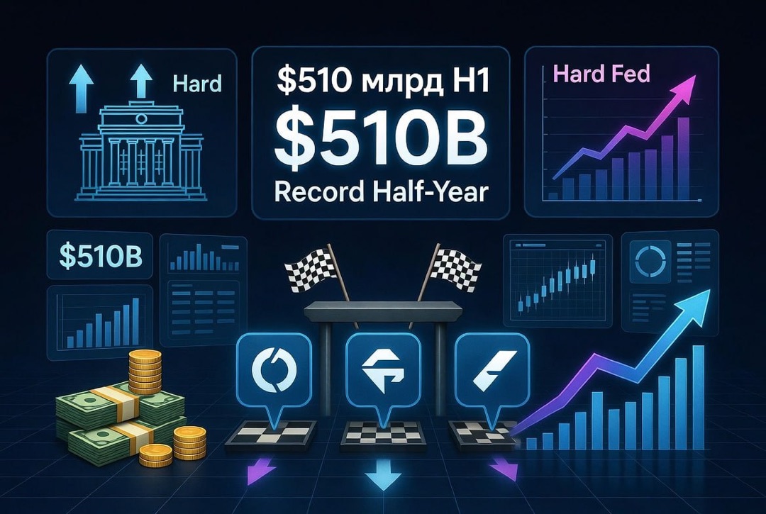 News on Startups and Venture Investments — Friday, July 31, 2026: $510 Billion Record for the Half-Year, Tough Fed, and the Mega-Fund Race