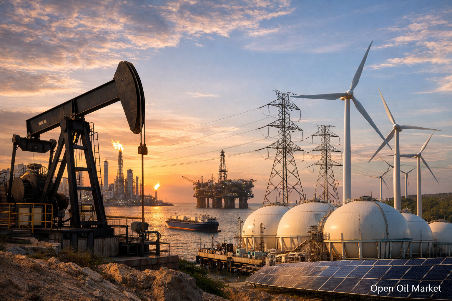 Oil and Gas News and Energy — Monday, February 9, 2026: Increasing Sanction Pressure, Oil Surplus, and Record Growth in Renewable Energy