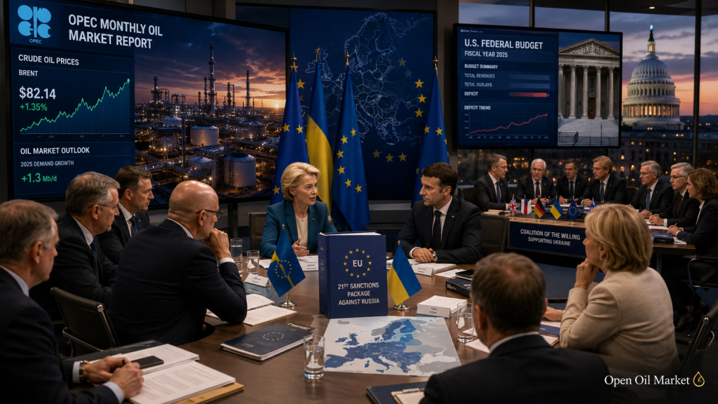 EU Sanctions against Russia, Ukraine Meeting, OPEC Report, and US Budget Data on July 13, 2026
